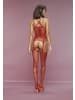 PETITE FLEUR GOLD Bodystocking in rot
