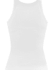 Janice 4 x Damen Top hochgeschlossen Nauta in Weiß/Schwarz/Petrol/Beige