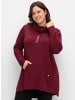 sheego Oversize-Shirt in weinrot