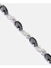 Diamant L'éternel Armband aus 375 Gelbgold mit Diamant mit Saphir