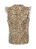 Marie Lund Blusentop in braun beige - 0004