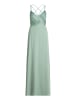 Vera Mont Abendkleid mit V-Ausschnitt in Foggy Green