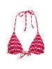 LSCN BY LASCANA Triangel-Bikini-Top in pink waves