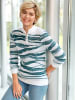 WITT WEIDEN Jacquard-Pullover in ecru-salbei-gemustert