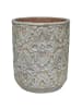 AltoBelli Blumentopf FIORENZA Antik Grau Patina Zement 21x17 cm