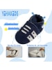 Yalion Baby Leder-Krabbelschuhe in in Dunkelblau