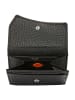 VLD VOi Leather Design Hirsch Carita Geldbörse Leder 11 cm schwarz