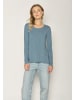 GreenBomb Longsleeve Basic in Schlammiges Blau