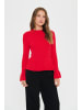 SAINT TROPEZ Strickpullover MadelenaSZ Fitted in Chinese Red