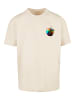 F4NT4STIC T-Shirt Colorfood Collection - Rainbow Apple in sand