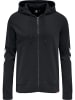 Hummel Hoodie Mit Reißverschluss Hmllegacy Zip Hoodie Plus in BLACK