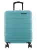Franky 55er Spinner A-B-S13 Handgepäck Hartschalenkoffer mit TSA-Schloss Aqua