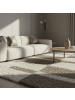 KADIMA DESIGN Teppich Hochflor Shaggy Karo Design Polypropylen Wohnzimmer in Beige