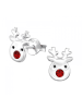 Alexander York Ohrringe - Ohrstecker RENTIER Kristall rot in 925 Silber - 2-tlg.
