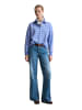 Marc O'Polo DENIM Gestreiftes Polo-Sweatshirt relaxed in Medium Blue