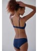 PETITE FLEUR Push-up-BH in rot + weiß + marine