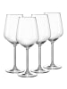 Ritzenhoff & Breker 4er Set Burgundergläser Rumba 650 ml in transparent
