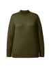 Ulla Popken Pullover in dunkel khaki