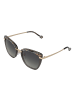Yalea Frauen Sonnenbrille Quadratisch Grau