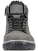 rieker Sneaker in Grau/Schwarz