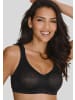 PETITE FLEUR Soft-BH in schwarz + weiß