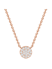 Glanzstücke München Halskette aus Sterling Silber mit Zirkonia in roségold