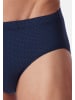 Schiesser Mini Slip / Unterhose Cotton Casual Organic Cotton in Dunkelblau
