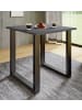 VCM  Premium Holz Esstisch Küchentisch Xona U 80x80 in Schwarz / Anthrazit