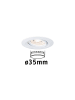 paulmann EBL Nova mini Coin rund schwenkbar LED 1x4W 310lm Weiß matt