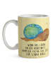 Mr. & Mrs. Panda Cappuccinotasse Schnecke Sir mit Spruch in Gelb Pastell