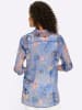 Heine Chiffonbluse in eisblau-sand-bedruckt