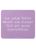 Mr. & Mrs. Panda Mouse Pad Spruch Fehler machen lernen mit Spruch in Lavendeltraum