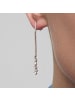 Luxenter Ohrringe aus 925er Sterlingsilber mit glitzerndem Zirkonia und Rhodium-Finish