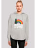 F4NT4STIC Oversized Hoodie Internationaler Frauentag Feminismus und Umwelt in grau