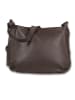 Toscanto Leder Umhängetasche Toscanto Tasche dunkelbraun ca. 35cm