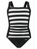 Bench Badeanzug in schwarz-weiß
