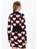 myMo ROCKS Cardigan in black burgundy