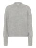 Kaffe Strickpullover KAstary Loose fit in Light Grey Melange