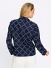 Heine Blazer in jeansblau-dunkelblau-gemustert