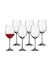 LEONARDO 6er Set Rotweingläser Daily in 180 ml in transparent