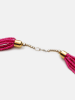 IZIA Halskette in Pink Gold Mehrfarbig