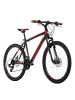 KS CYCLING Mountainbike Hardtail 26'' Sharp in schwarz-rot