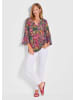 GOLDNER Blusenshirt Bunte Tunika mit floralem Print in bunt / gemustert
