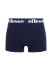 ellesse Boxershort 3er Pack in Schwarz/Grau/Blau