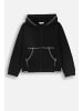 Coccodrillo Sweatshirt mit Reißverschluss in schwarz