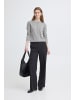ICHI Strick-Cardigan langarm IHLULS Regular fit in Light grey melange