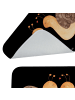 Mr. & Mrs. Panda Badteppich Schnecken Liebe ohne Spruch in Schwarz