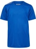 Hummel Kinder Sportshirt "Hmlrun Jersey S/S Kids" in Blau