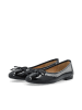 Bianco Ballerinas in BlackPatent