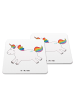 Mr. & Mrs. Panda Coaster Einhorn Happy ohne Spruch in Weiß
